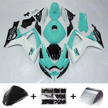 Kit carenatura iniezione plastica ABS per Suzuki GSXR 600/750 2006-2007 K6
