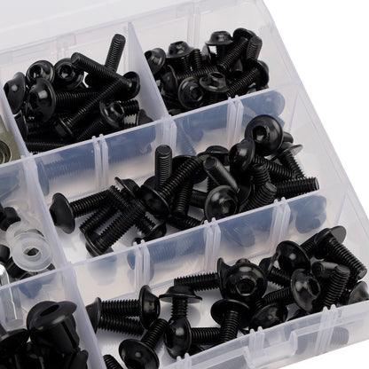 Terminali M6 + - Parti Set Black Set Vite M5 198 Clip / Cladding Viti