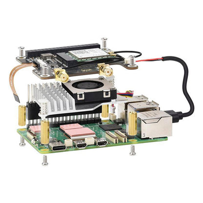 Scheda di espansione PCIe per Raspberry Pi 5 a M.2 E Key per scheda di rete wireless NGFF