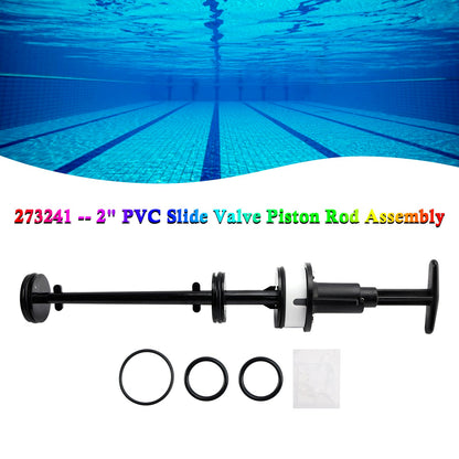 273241 Gruppo stelo pistone valvola scorrevole in PVC da 2"" per valvola per piscina e spa Pentair