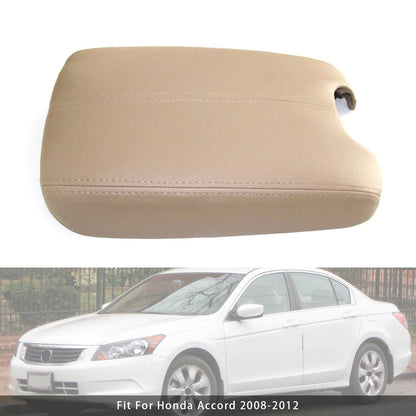 Coperchio della console centrale del bracciolo in pelle beige per Honda Accord 2008-2012