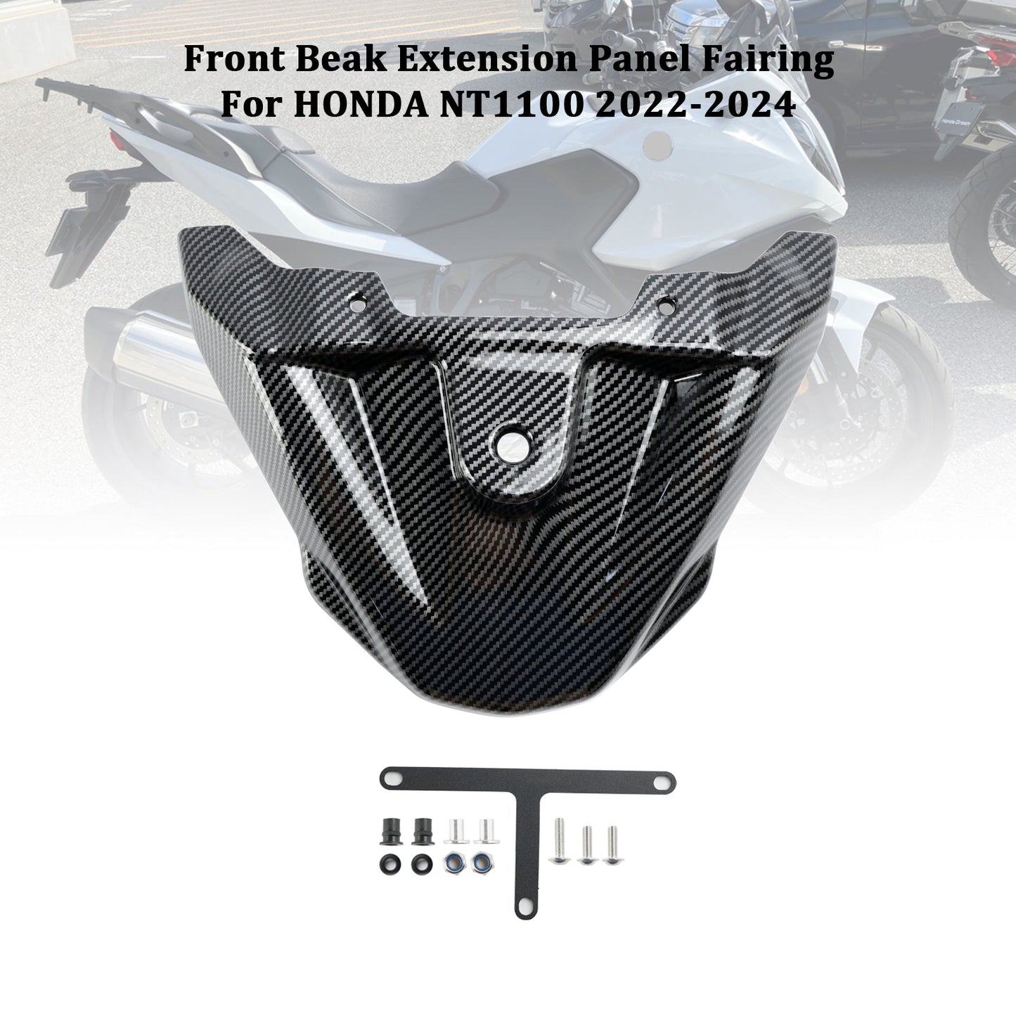 Estensione del becco anteriore HONDA NT1100 2022-2024, pannello del muso, carenatura