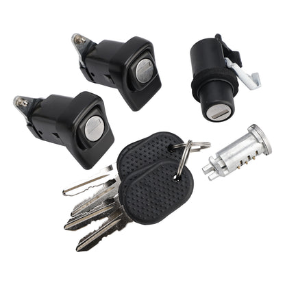 Per Fiat Panda 141 1998-2003 Kit Serrature Porte Dx Sx + Cofano + Cilindretto + 4 Chiavi 7654911