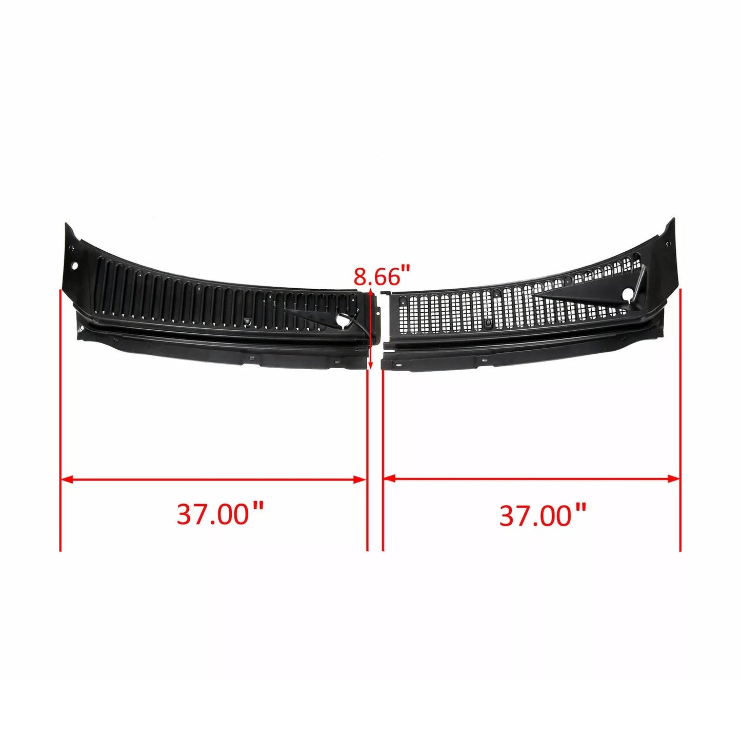 Griglia di ventilazione del cofano tergicristallo 3C3Z25022A68 per Ford F250 F350 1999-2007
