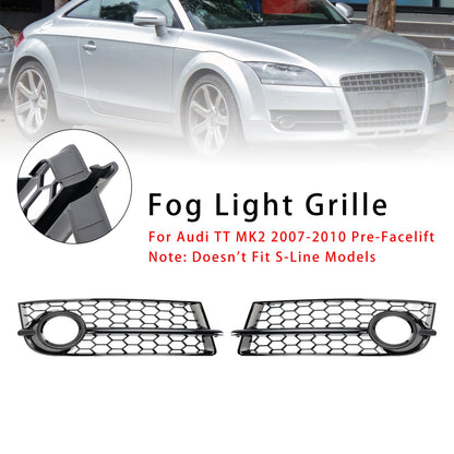 Griglia di copertura fendinebbia Audi TT MK2 2007-2010 2 pezzi 8J0807682