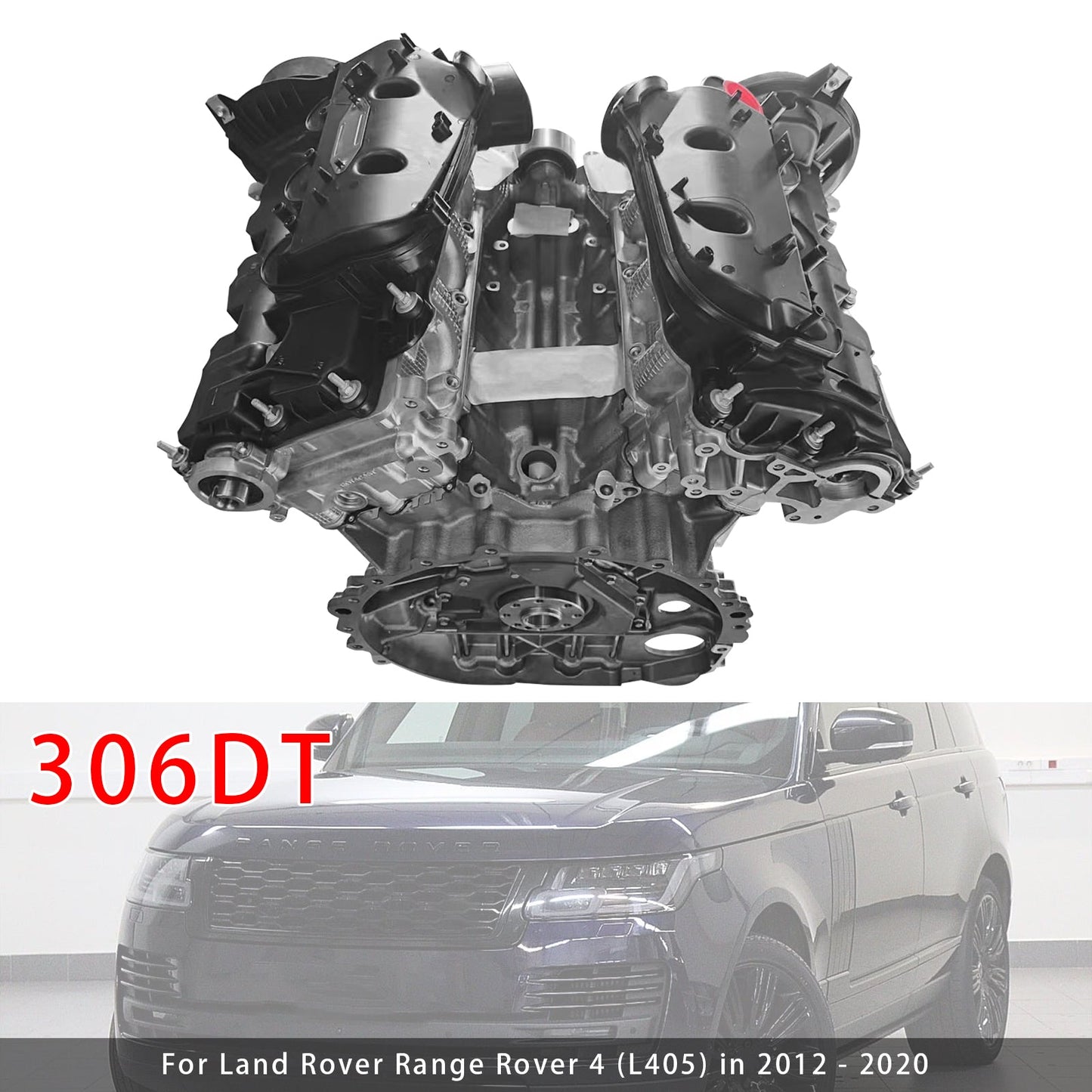 Motore lungo Land Rover Discovery 4 (L319) 2009-2017 306DT