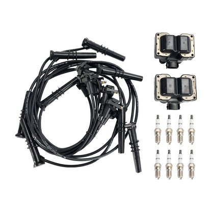 1997-1999 Ford E-150 Econoline Club Wagon V8 4.6L 2 bobine di accensione, 8 candele e set di cavi FD487 SP432