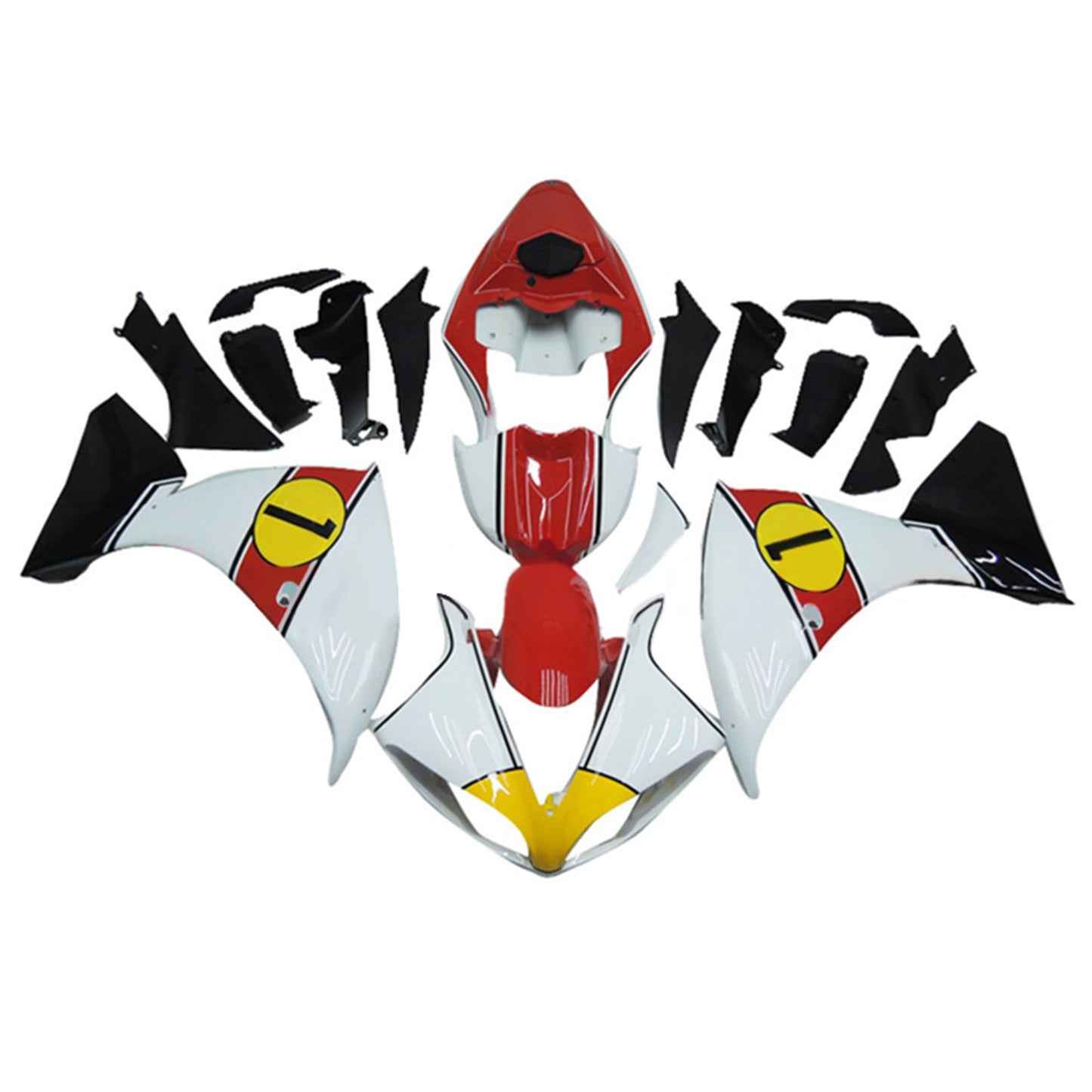 Kit carenatura iniezione Yamaha YZF-R1 2012-2014 Carrozzeria plastica ABS