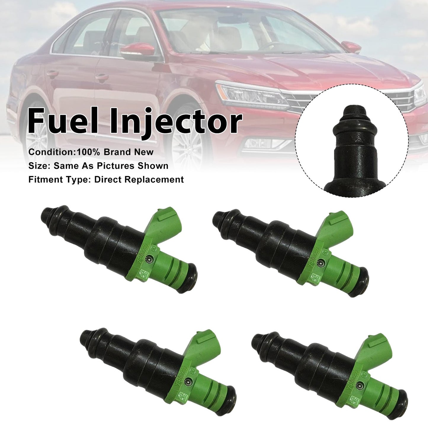 4 iniettori di carburante per VW Passat FL 2.0L e Skoda Superb 06B906031A