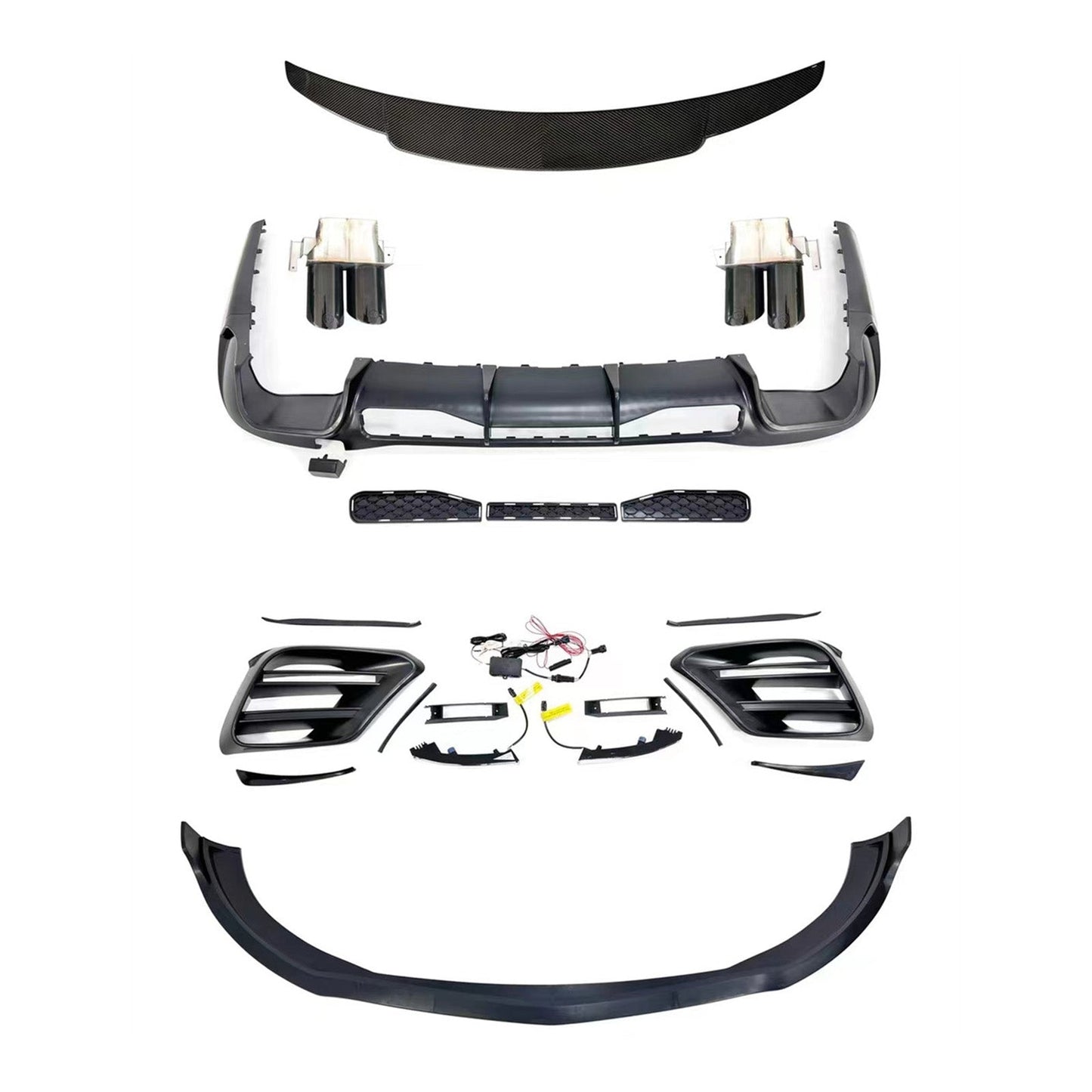Kit carrozzeria B Style per Mercedes Classe S W223 S450 S500, anni 2021-2023.