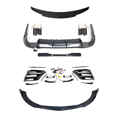Kit carrozzeria B Style per Mercedes Classe S W223 S450 S500, anni 2021-2023.