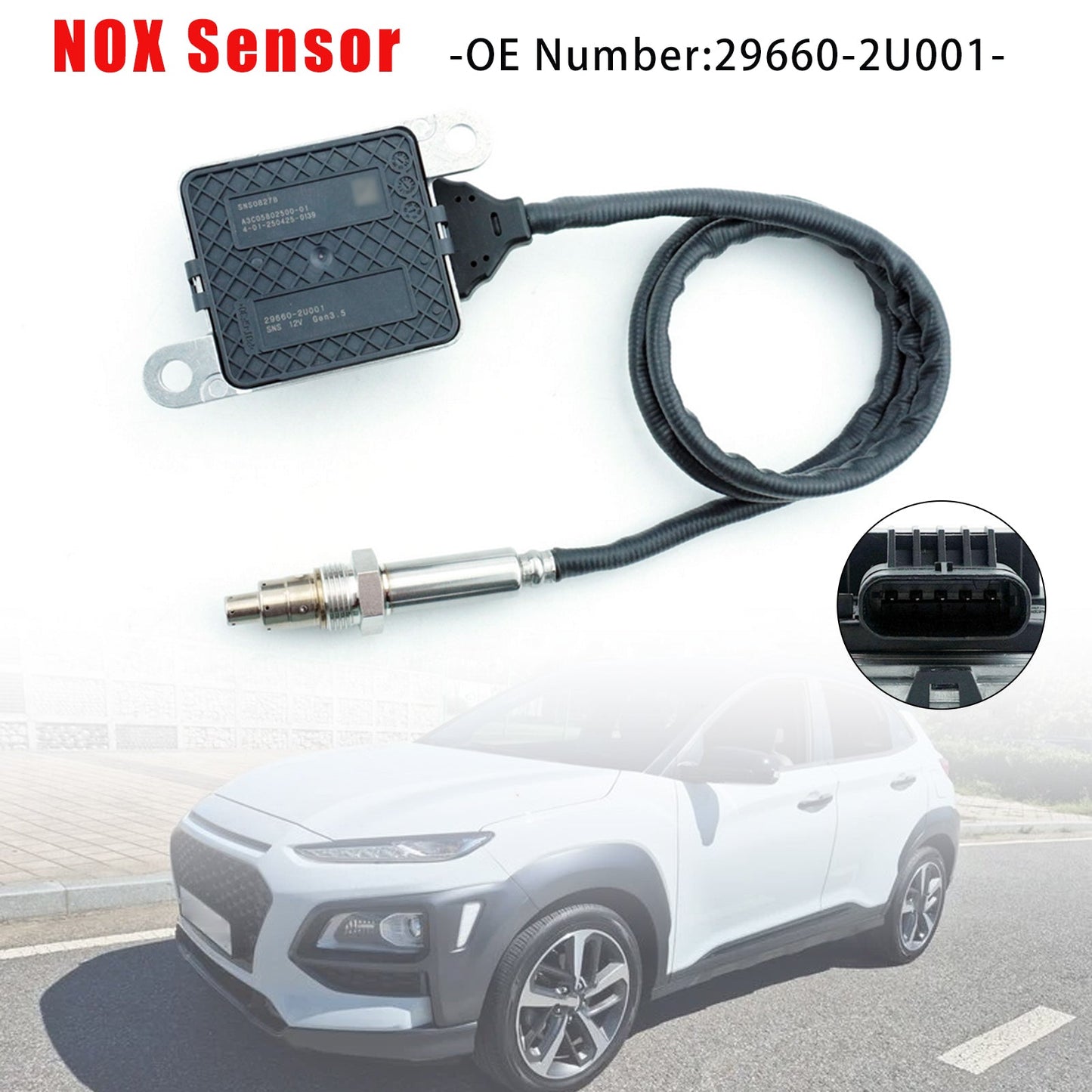 Sensore di ossido di azoto Nox Hyundai Kona Kauai 2017-2020 29660-2U001