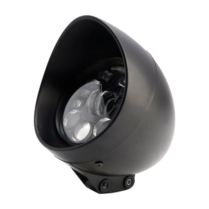 Faro fendinebbia multifunzionale, adatto per moto da corsa, bobber e chopper, cromato