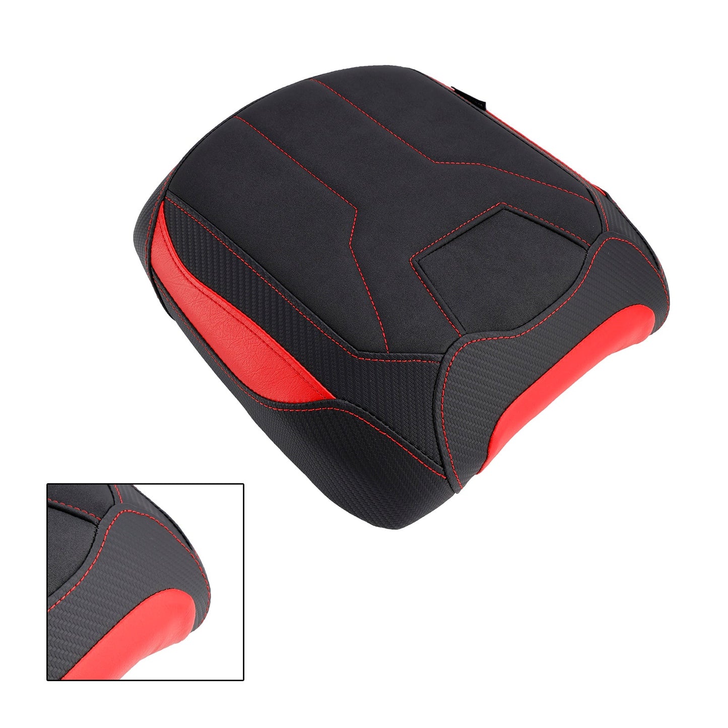 Cuscino passeggero posteriore Yamaha Tracer 9 GT 2021-2023, in poliuretano piatto, nero