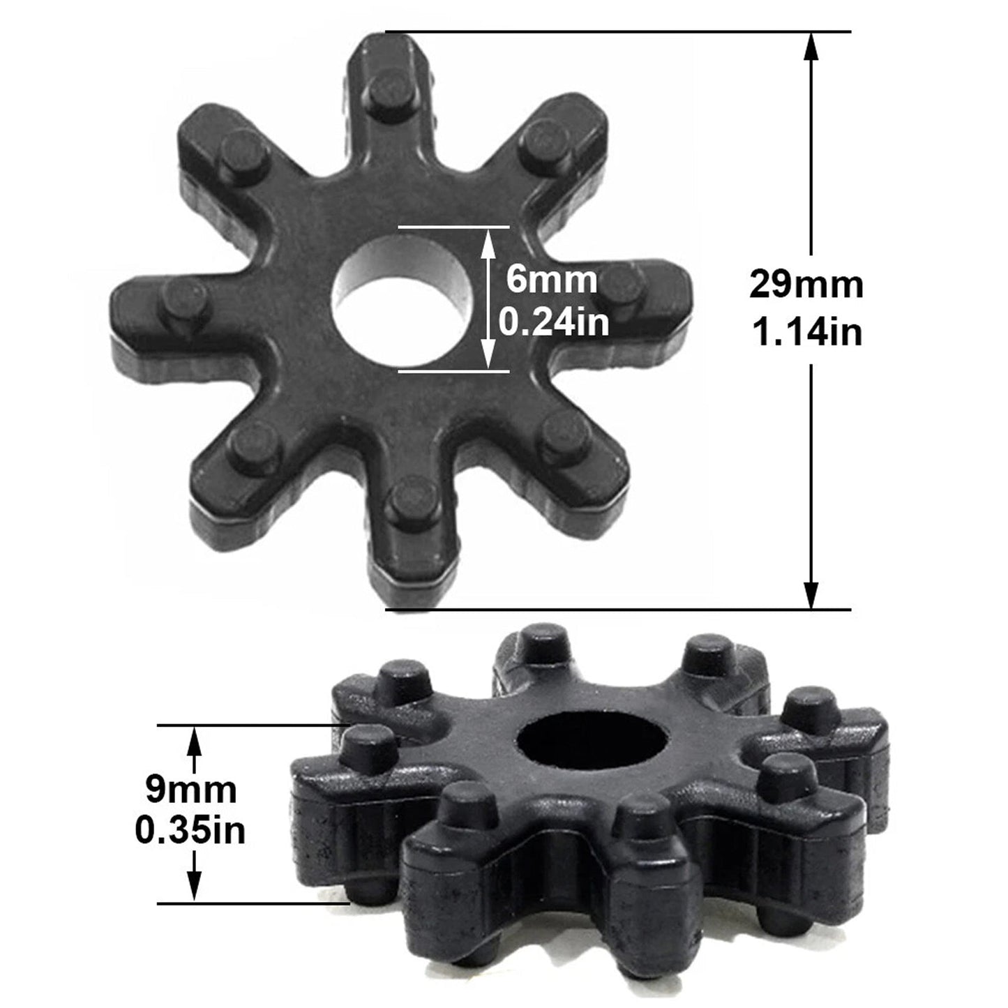2x Giunto flessibile per piantone dello sterzo per Hyundai Elantra Kia Optima 563152K000FFF