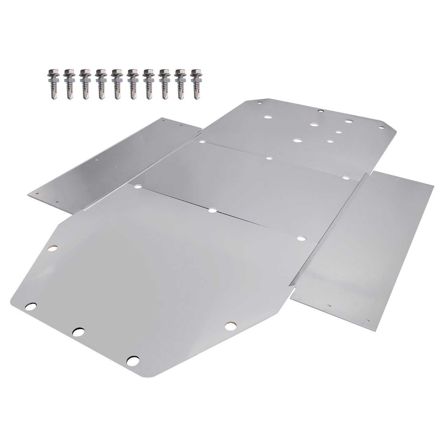 Piastra paramotore in alluminio per protezione telaio Polaris RZR 800 2008-2014