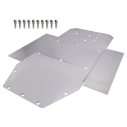 Piastra paramotore in alluminio per protezione telaio Polaris RZR 800 2008-2014