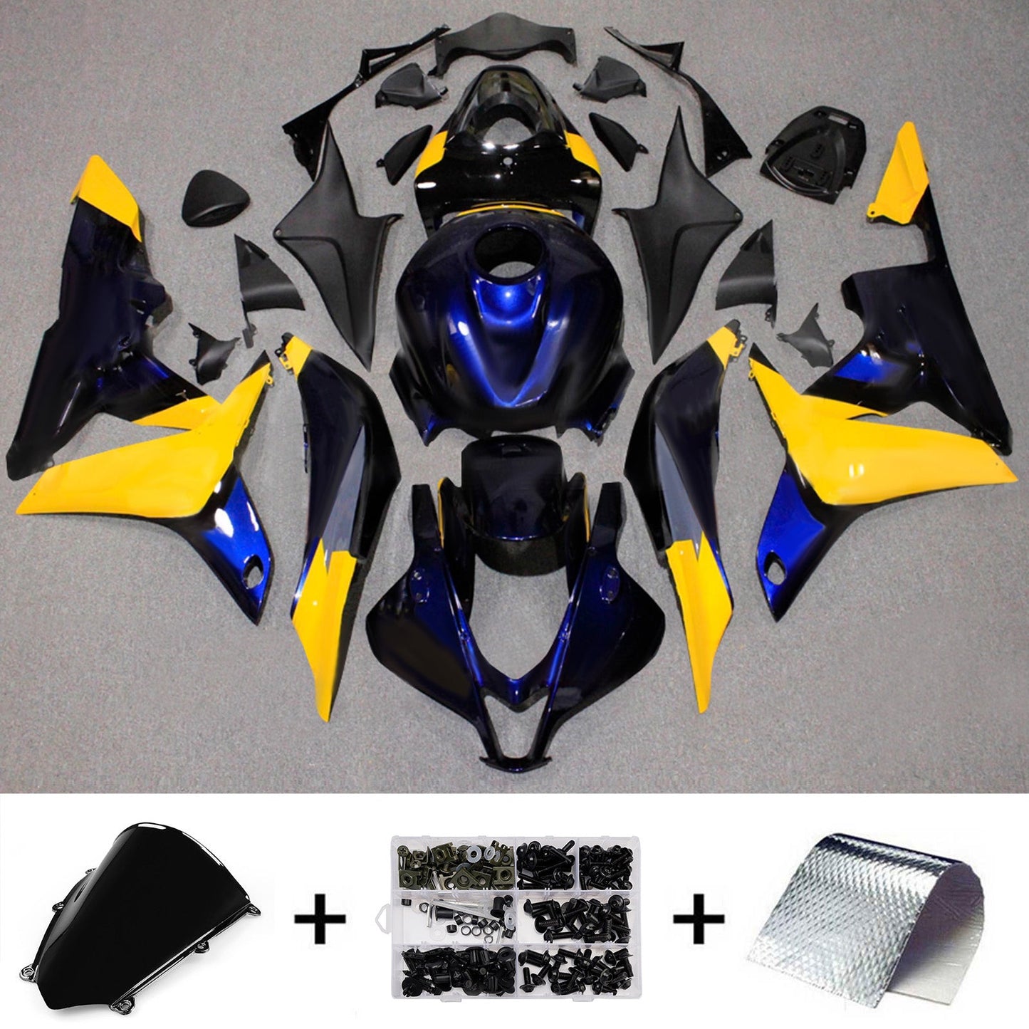 Kit di carene in plastica ABS stampate a iniezione per Honda CBR600RR 2007-2008 F5