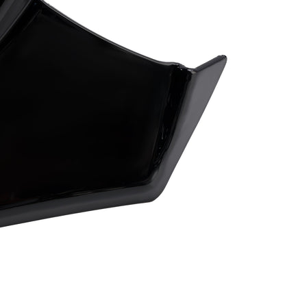 Carenatura di estensione spoiler anteriore downforce Kawasaki Z650 2021-2024 nera