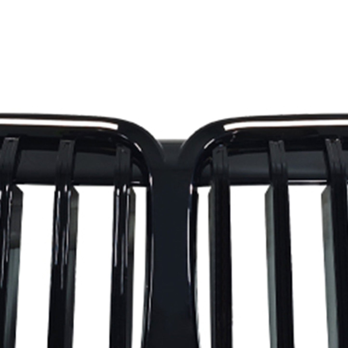 Griglia paraurti anteriore a linea singola nera con LED per BMW X7 G07 2023-2026