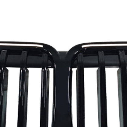 Griglia paraurti anteriore a linea singola nera con LED per BMW X7 G07 2023-2026