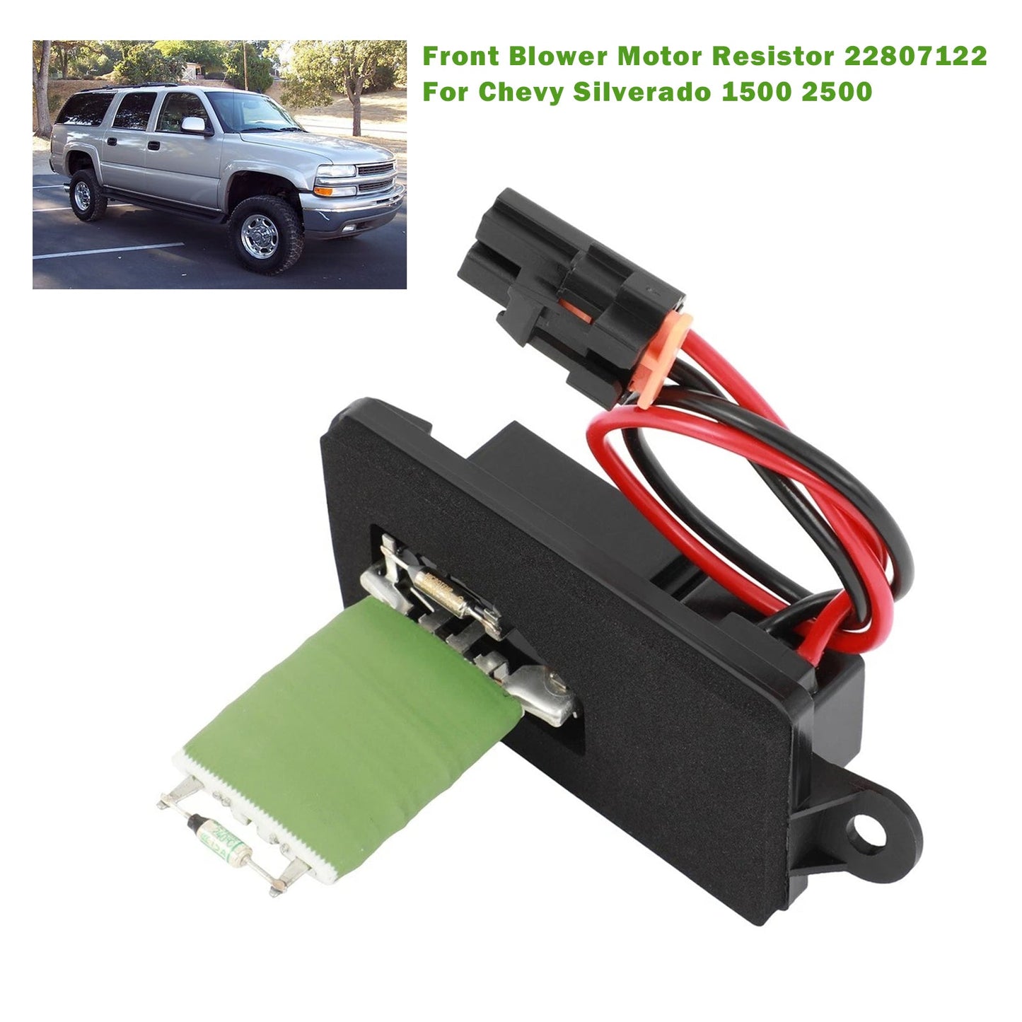 Resistenza motore ventola anteriore 22807122 per Chevy Silverado 1500 2500