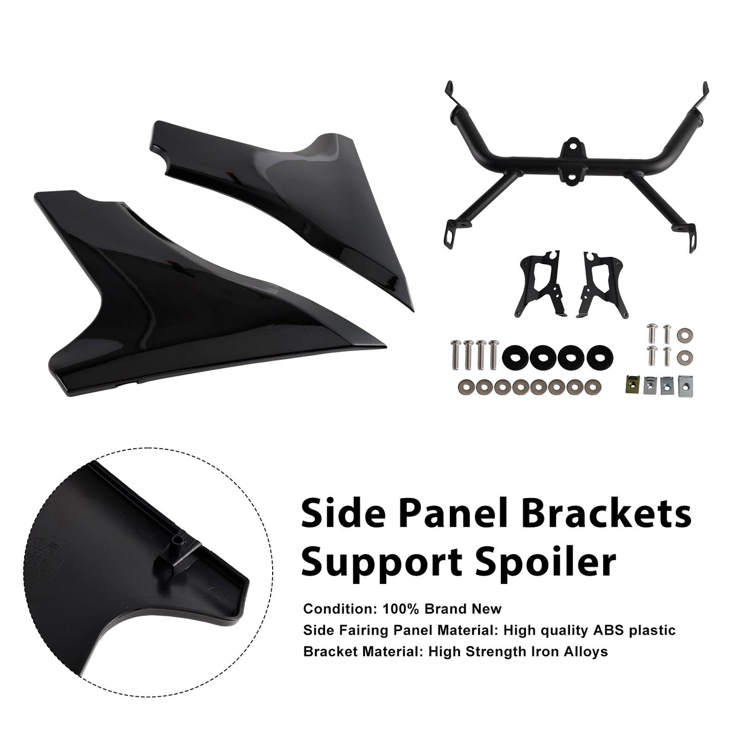 Staffe di supporto per spoiler per pannelli laterali Harley Road Glide CVO ST FLTRXSTSE dal 2024 in poi