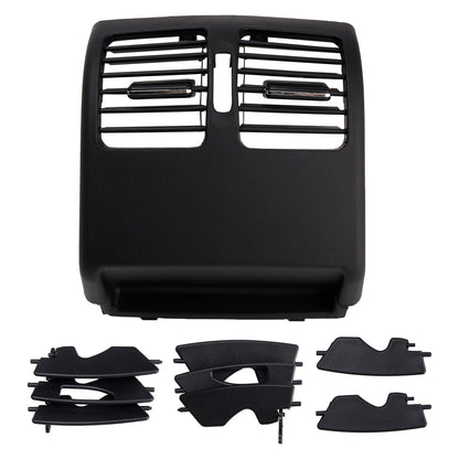 Copertura del pannello di ventilazione della console centrale posteriore per Mercedes Benz Classe C W204 2007-2014, nera