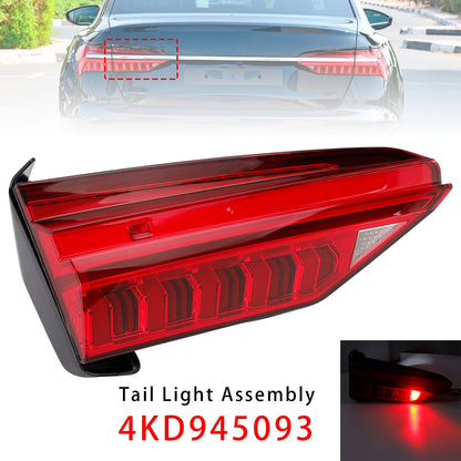 2019-2023Per Audi A6 C8 Gruppo fanale posteriore interno sinistro a LED 4KD945093