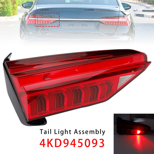 2019-2023Per Audi A6 C8 Gruppo fanale posteriore interno sinistro a LED 4KD945093