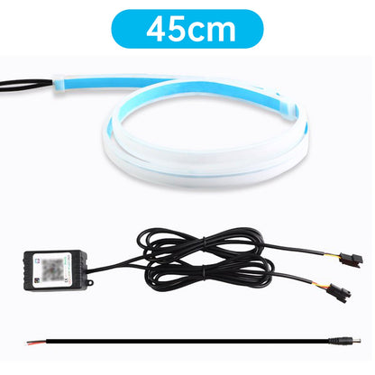 Striscia di luce iridescente per fari a LED per auto ultrasottili con controller APP da 45 cm