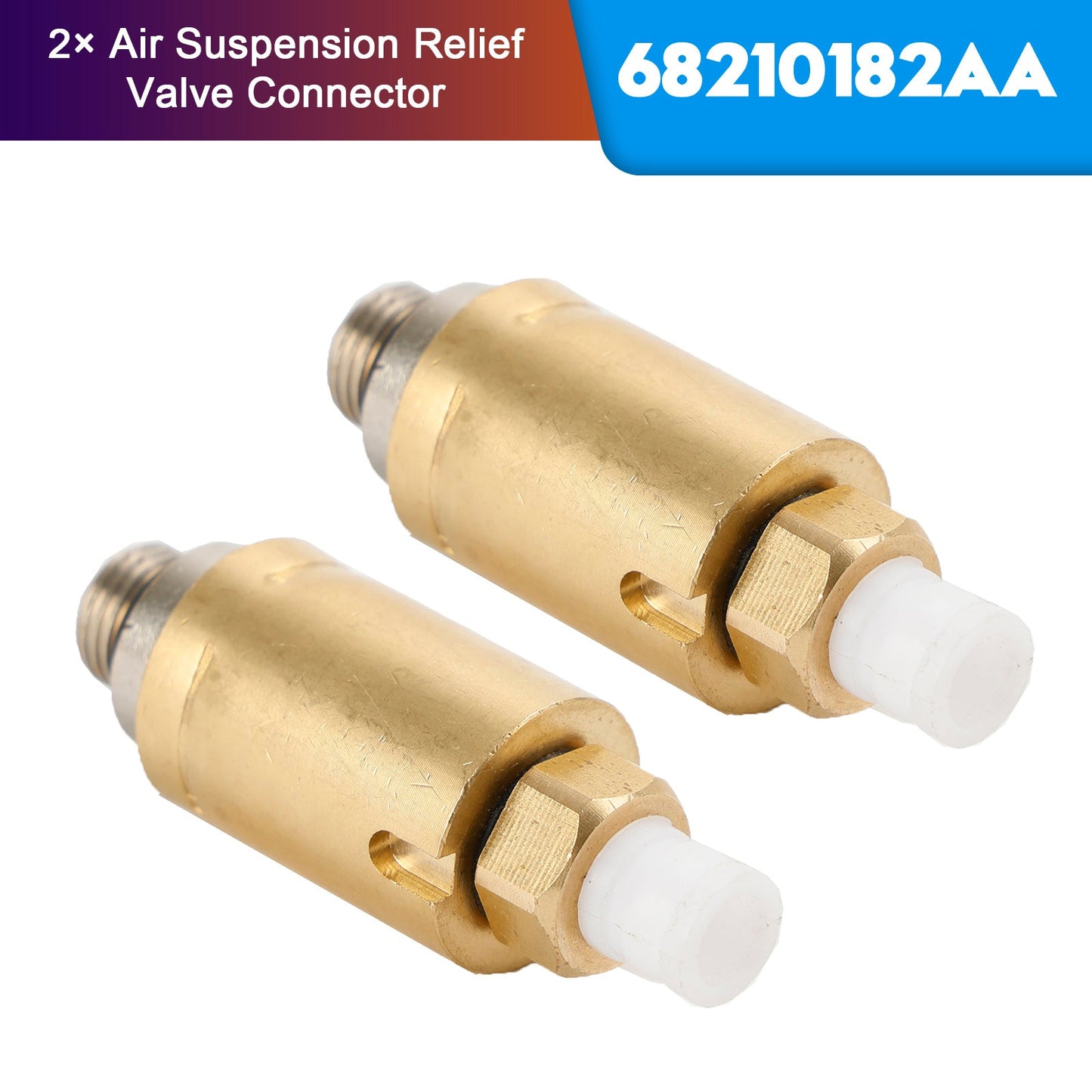 2× 68210182AA Connettore valvola di sicurezza sospensioni pneumatiche per Grand Cherokee Ram 1500