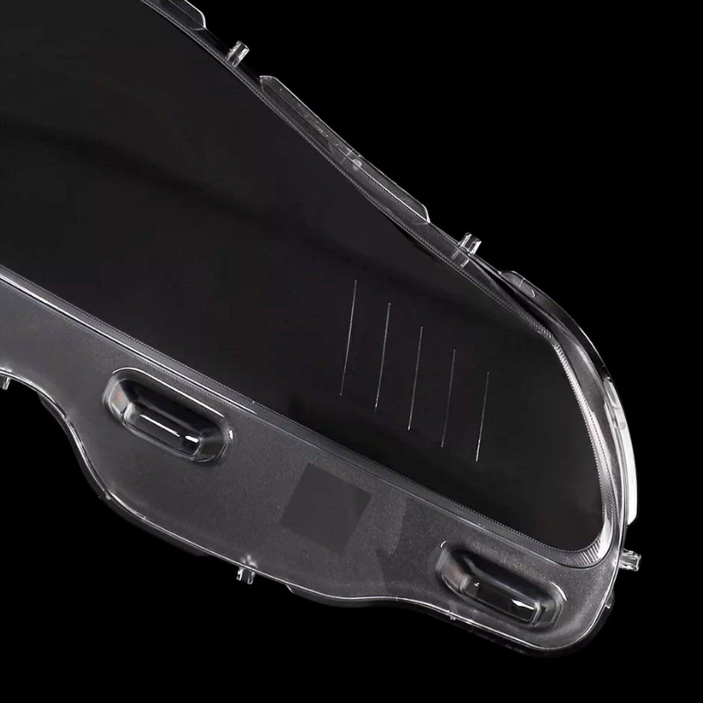 Copri lente faro anteriore Jaguar XJ XJL 2010-2019, trasparente