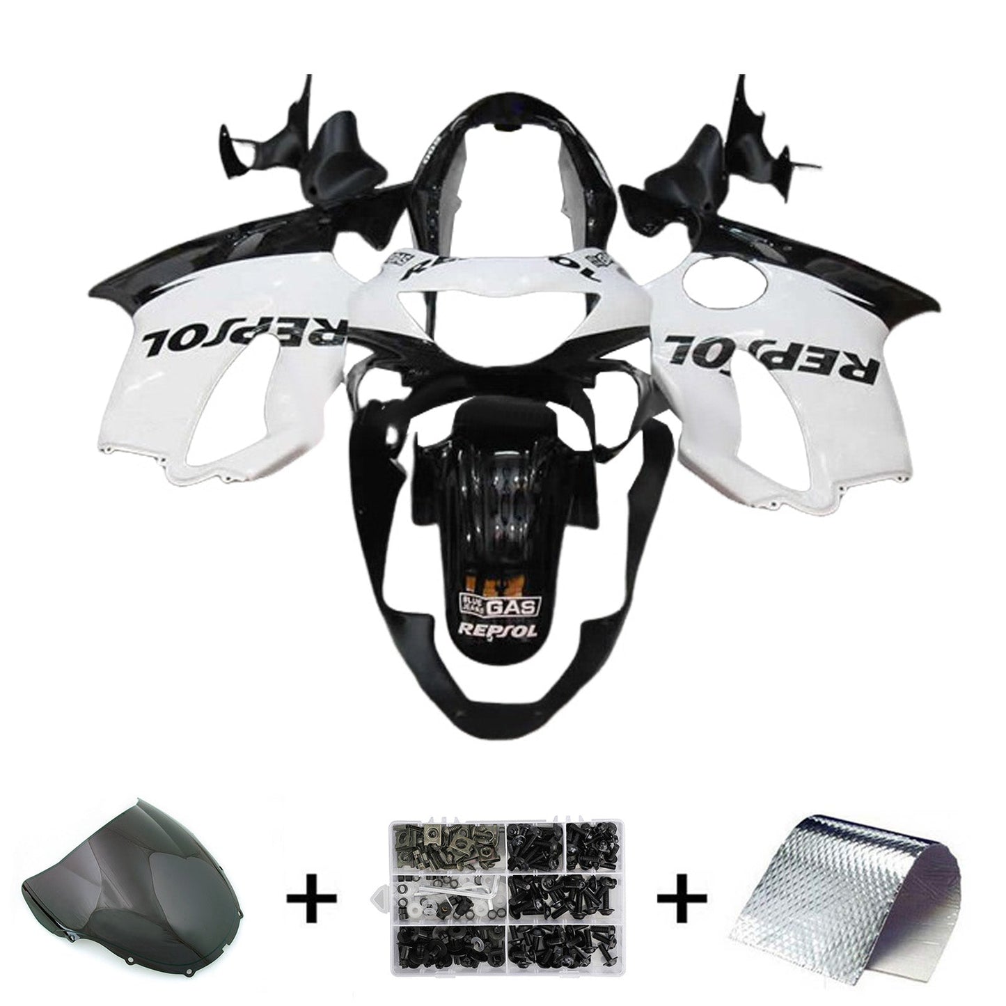 Kit carenatura iniezione plastica ABS per Honda CBR600 F4 1999-2000