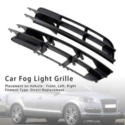 Per Audi Q7 2007-2009 1 paio di Griglie di copertura fendinebbia paraurti anteriore 4L0807681 4L0807682