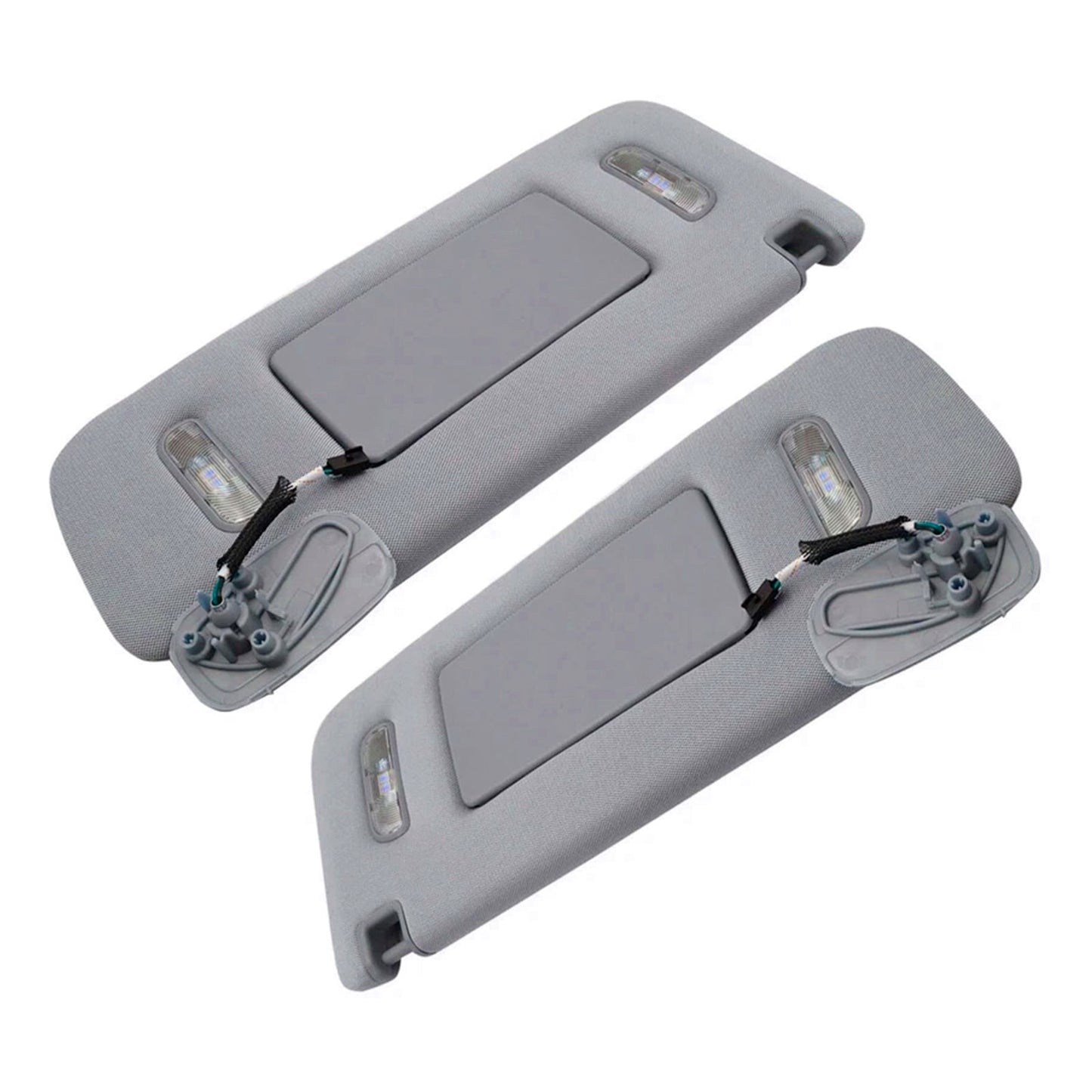 2 pezzi Visiera parasole grigia sinistra e destra 22870346 23459643 per Nissan Altima 2013-2018