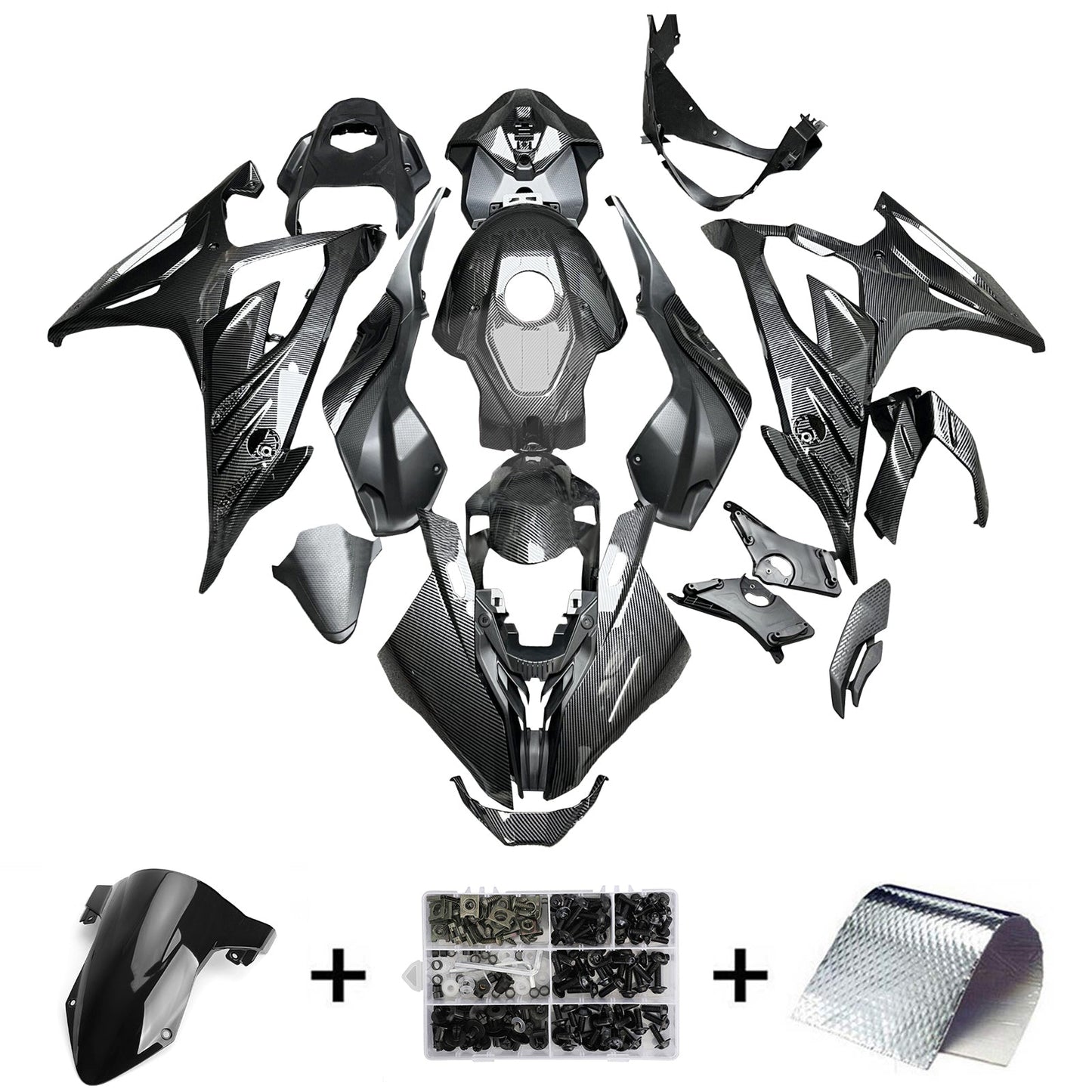 Kit carenatura iniezione BMW S1000RR 2023-2024 Carrozzeria plastica ABS