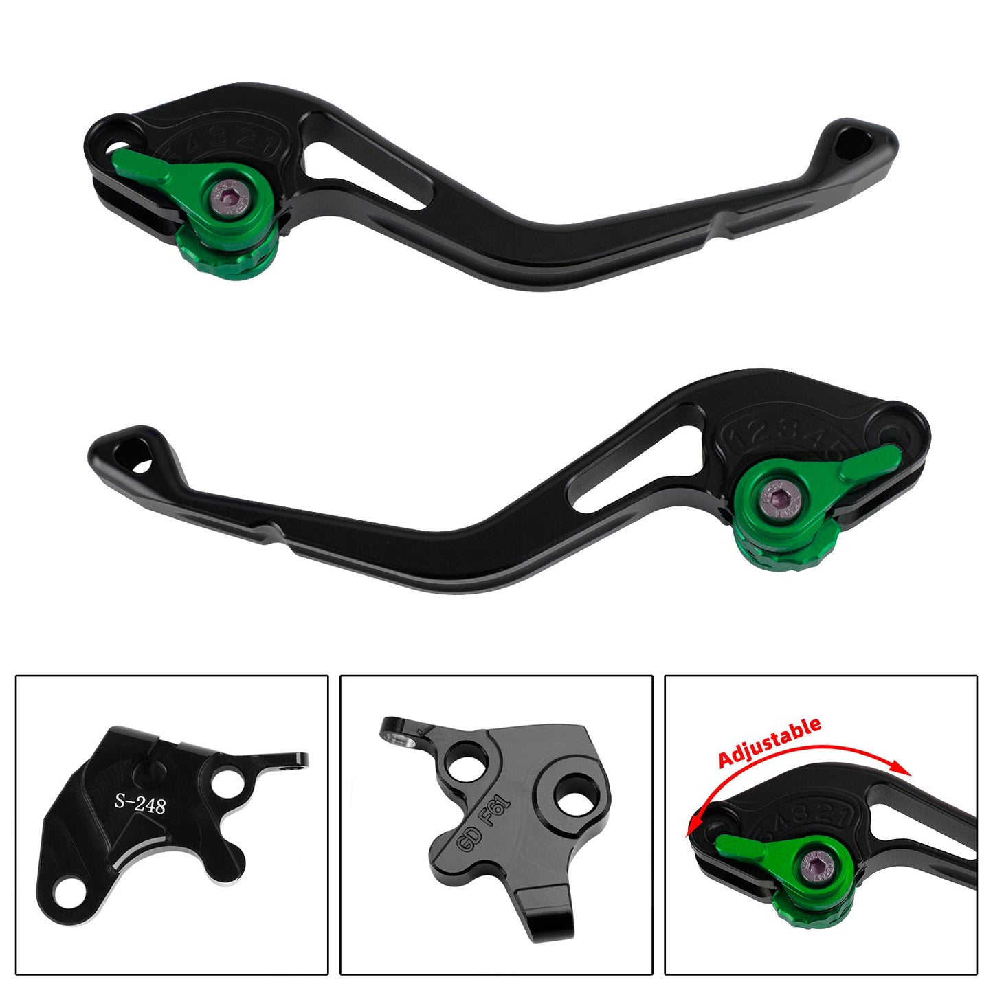 2008-2011 YAMAHA YZF R125 NUOVA leva freno frizione corta