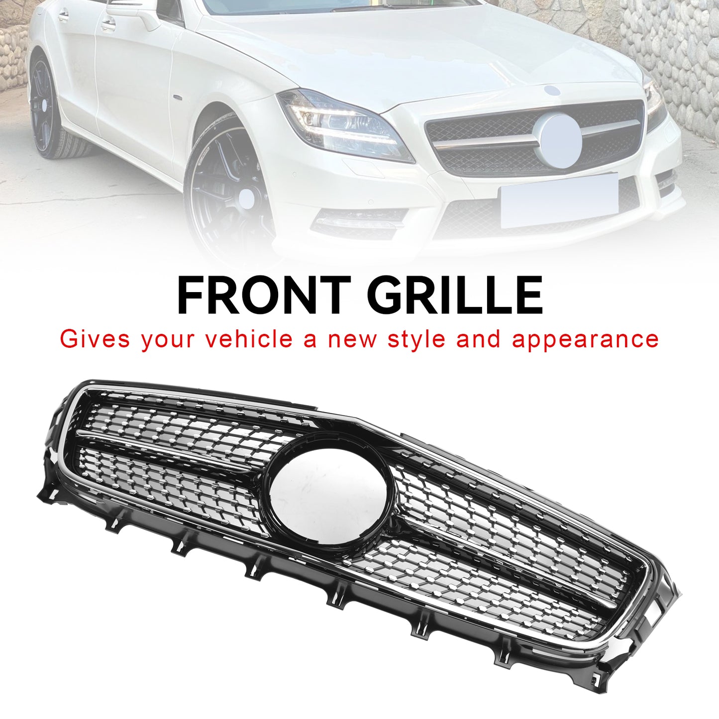 Per Mercedes-Benz W218 Classe CLS ClS350/500/550 2011-2014 Griglia anteriore