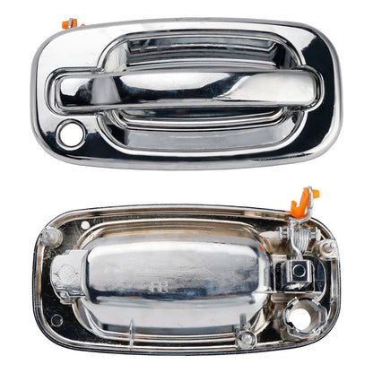 Set di 4 maniglie esterne anteriori cromate per Chevy GMC Silverado 99-06