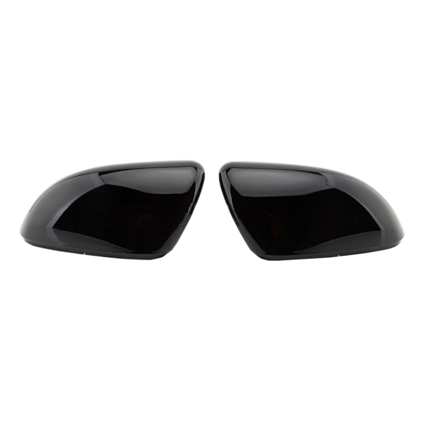 2 pezzi di calotte copri specchietti retrovisori esterni neri lucidi per VW Golf MK6 2009-2013 5K0857538