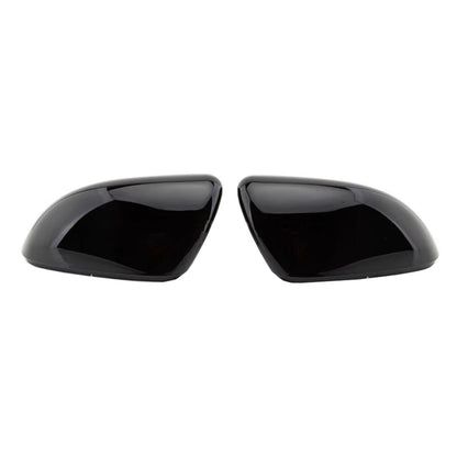 2 pezzi di calotte copri specchietti retrovisori esterni neri lucidi per VW Golf MK6 2009-2013 5K0857538
