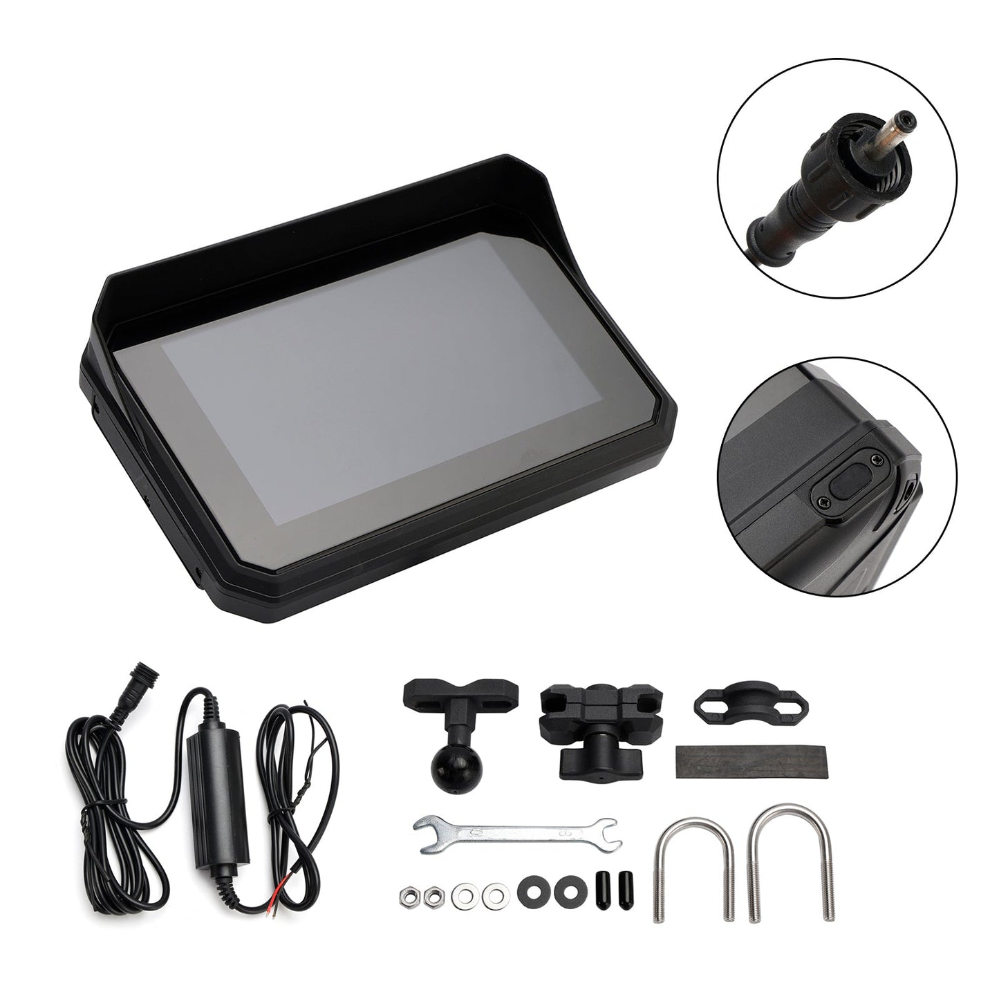 Registratore universale DVR da 5 pollici con touch screen Carplay per scooter e moto