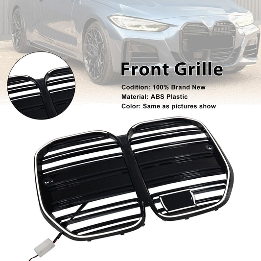Griglia paraurti anteriore stile M4 per BMW Serie 4 G22 G23 G82 con ACC, compatibile con i modelli 2020-2025.