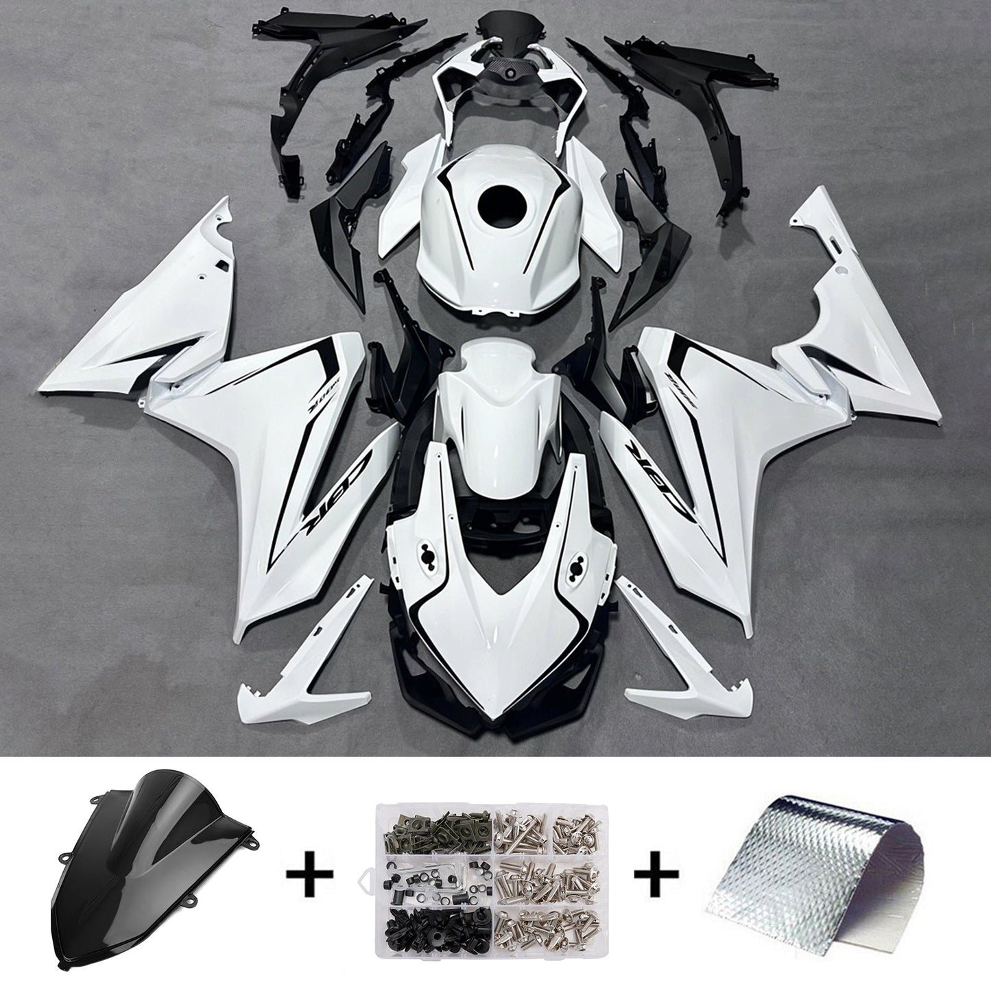 Kit di carene in plastica ABS stampate a iniezione per Honda CBR500R 2019-2021