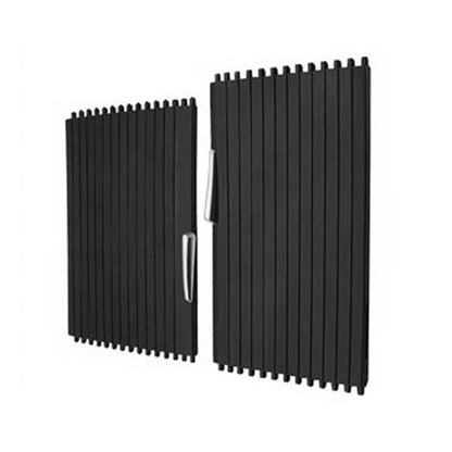 2 pezzi di supporto per console portabicchieri, copertura avvolgibile per BMW X5 X6 E70 E71 2007-2014