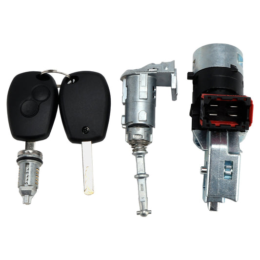 Cilindro di blocco accensione con 2 chiavi 806012544R per Renault Kangoo II Master III