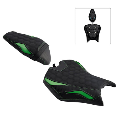 2025 - Cuscino posteriore per sedile conducente e passeggero per Kawasaki Ninja Z900 Zr900-F, colore verde.