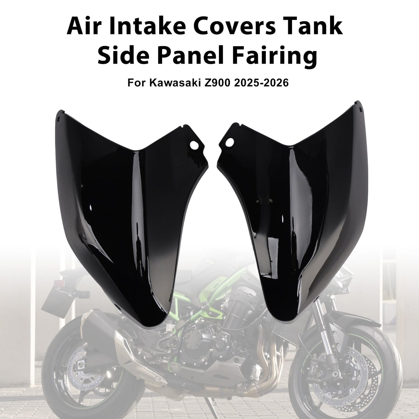 Coperture per presa d'aria, pannello laterale del serbatoio, carenatura per Kawasaki Z900 2025-2026