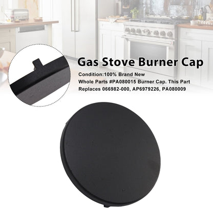 Coperchio bruciatore codice PA080015, compatibile con alcuni modelli di cucine a gas Viking - Sostituisce i modelli 066982-000